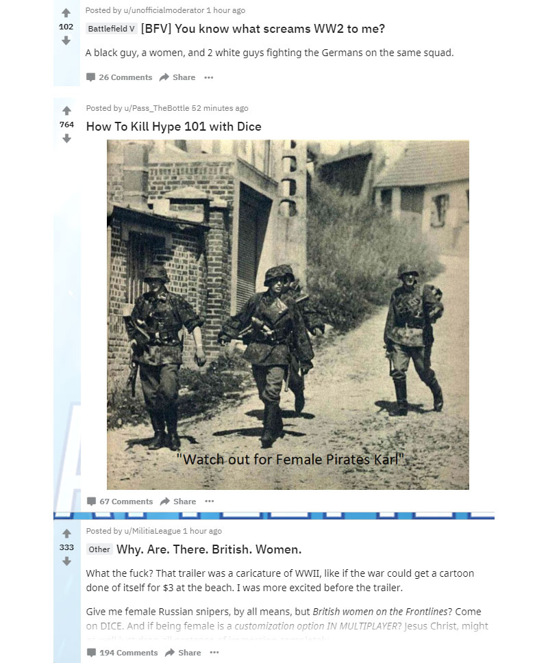 Illustration for article titled Oh No, There Are Women In Battlefield V